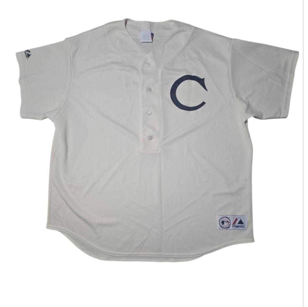Majestic Chicago White Sox MLB Jersey Men's Size 2XL Cream Color - Made In USA - Picture 1 of 16